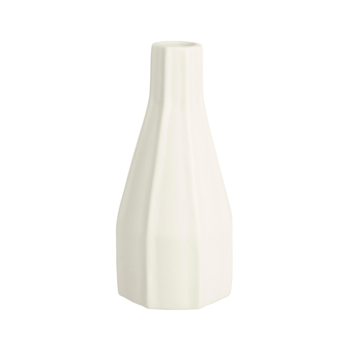 Vaso in porcellana per fiori e piante design moderno bianco Atena Promozione