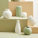 Vaso in porcellana per fiori e piante design moderno bianco Atena Vendita
