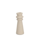 Portacandela di design moderna porcellana sabbiata 5x16 Freyr Saldi
