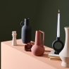 Portacandela di design moderna porcellana sabbiata 5x16 Freyr Offerta