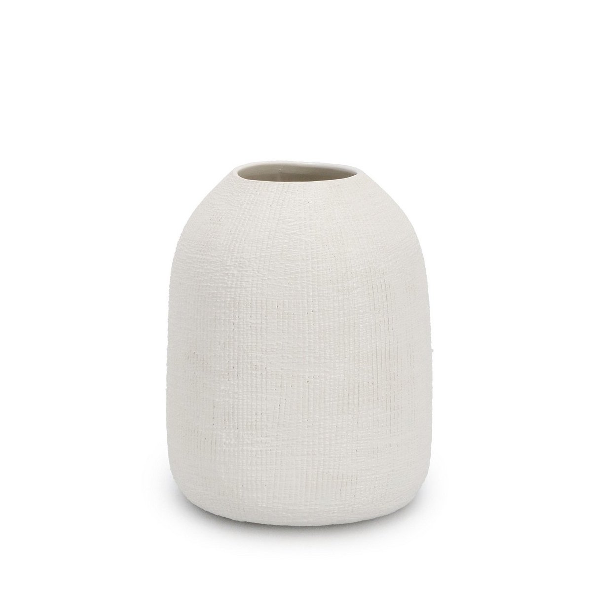 Vaso per piante a cilindro in ceramica bianco Ø15,8x19,5cm Papyrus