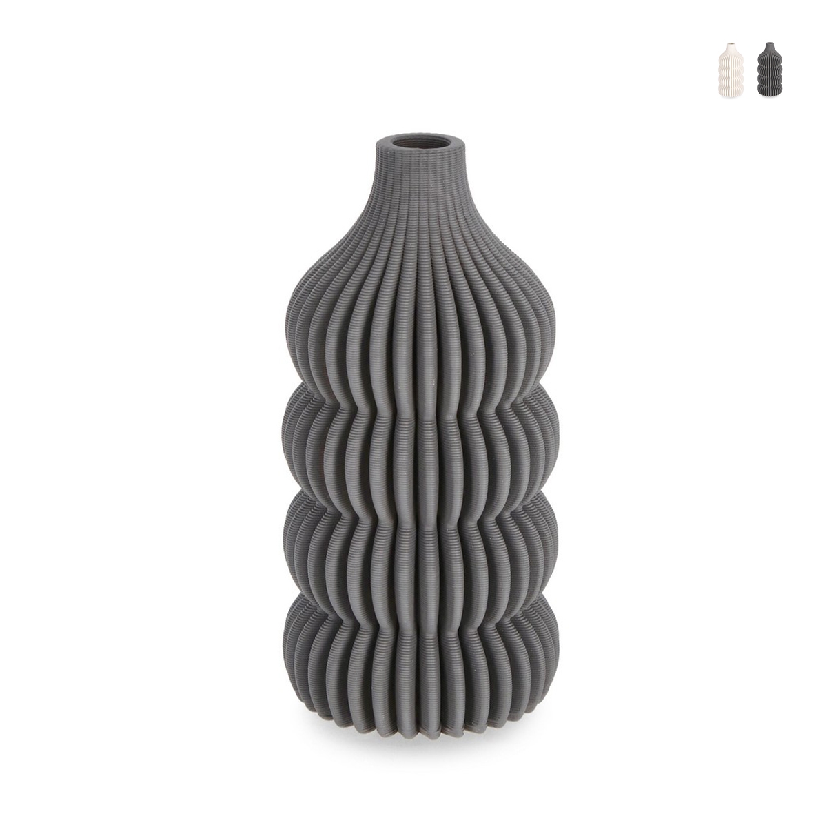 Vaso per piante e fiori design moderno in ceramica 11x20cm Ilsa Promozione