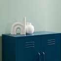 Vaso design moderno sfera con collo a bottiglia porcellana Althea Vendita