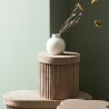 Vaso design moderno sfera con collo a bottiglia porcellana Althea Offerta