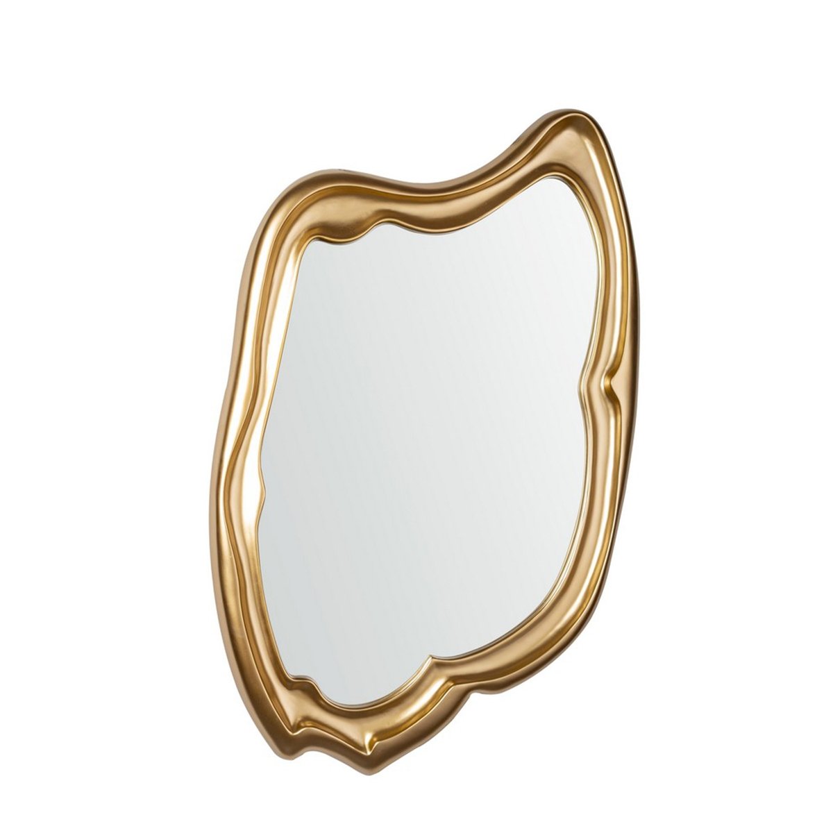 Specchio da parete design asimmetrico cornice dorata Bizzotto Felipe Promozione Specchio da parete design asimmetrico cornice dorata Bizzotto Felipe Promozione