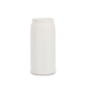 Vaso cilindro design minimale ceramica bianco 15x32,3 Papyrus Promozione