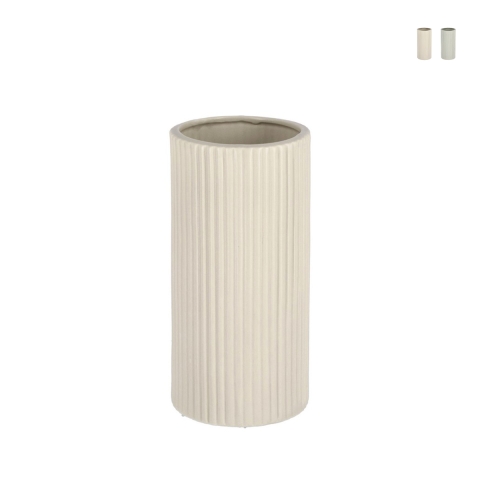 Vaso per piante piccolo da interno a cilindro in porcellana Vivy S Promozione