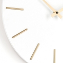 Orologio da parete lancette oro design minimale rotondo 40cm Timeline Misure