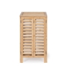 Portabiancheria in legno di bambù con 2 sacchi removibili 50x60cm Cayden Sconti