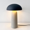 Lampada da tavolo design moderno grigio 25x39,5 Bizzotto Delphine Vendita