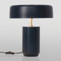 Lampada da tavolo scrivania stile vintage in metallo blu Bizzotto Kaithal Vendita