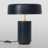 Lampada da tavolo scrivania stile vintage in metallo blu Bizzotto Kaithal Vendita