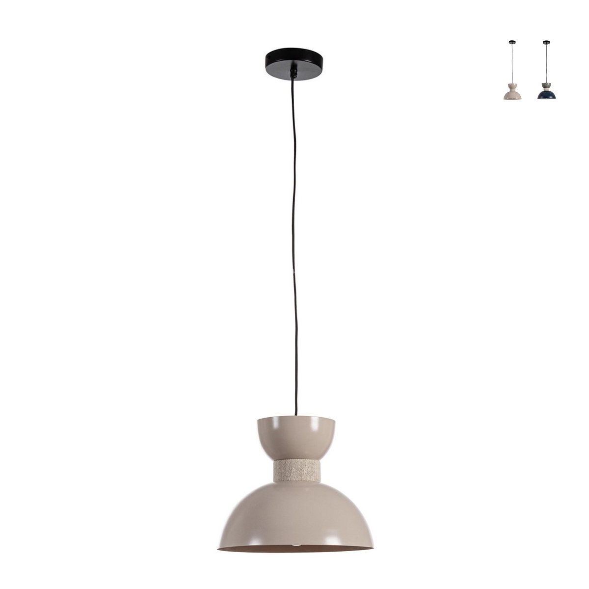 Lampadario a sospensione in metallo stile contemporaneo Bizzotto Jabalpur
