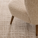 Tappeto rettangolare moderno per salotto 160x230cm beige crema Tania Vendita