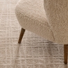 Tappeto per salotto moderno rettangolare beige crema 200x290cm Tania Offerta