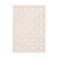 Tappeto rettangolare 160x230 per salotto con fantasia a cerchi Zina Promozione