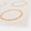 Tappeto rettangolare 160x230 per salotto con fantasia a cerchi Zina Offerta