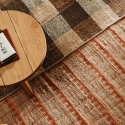 Tappeto etnico da salotto 200x300cm iuta e cotone rosa Bizzotto Ruanda Offerta