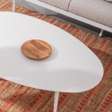 Tappeto da salotto 160x230cm fatto a mano in iuta e cotone rosa Ruanda Offerta