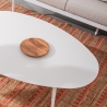 Tappeto da salotto 160x230cm fatto a mano in iuta e cotone rosa Ruanda Offerta