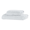 Set 2 asciugamani bagno viso in spugna di cotone 110x60 e 60x40 Denver Acquisto