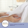 Set 2 asciugamani bagno viso in spugna di cotone 110x60 e 60x40 Denver 