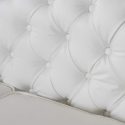 Divano in Similpelle 2 posti Capitonné Chesterfield Design 