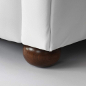 Divano in Similpelle 2 posti Capitonné Chesterfield Design 