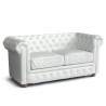 Divano in Similpelle 2 posti Capitonné Chesterfield Design Acquisto