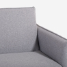 Divano letto 3 posti reclinabile clic clac in tessuto beige Gamma Catalogo