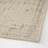 Tappeto da salotto cucina 200x290cm beige in viscosa e lana Arena Offerta