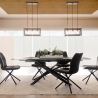 Tappeto da salotto cucina 200x290cm beige in viscosa e lana Arena Saldi