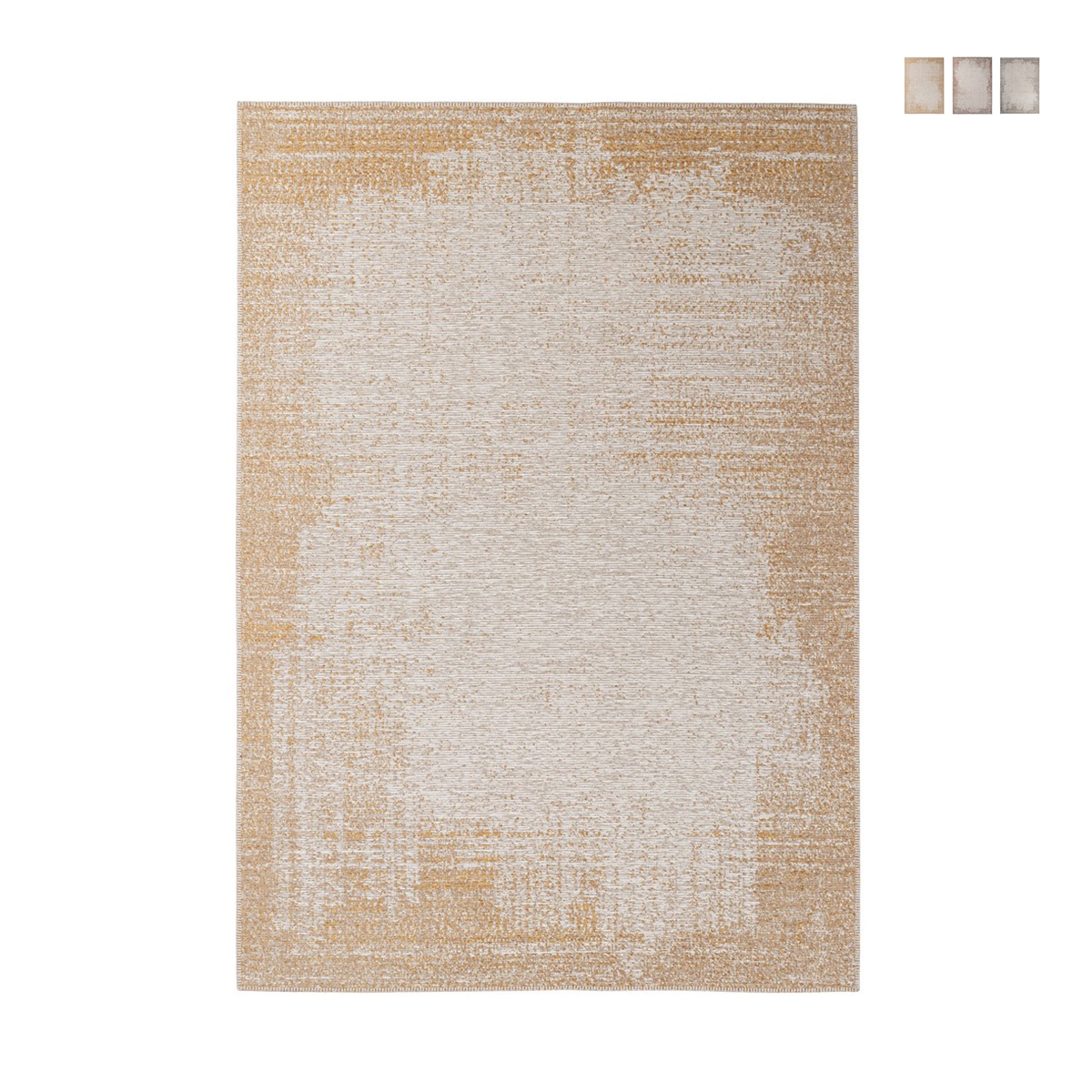 Tappeto moderno rettangolare per salotto 160x230 iuta e poliestere Silva Stock