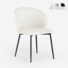 Sedia moderna per sala da pranzo e cucina in tessuto di design Kadim Offerta