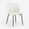 Sedia moderna per sala da pranzo e cucina in tessuto di design Kadim Scelta