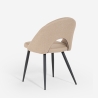 Sedia imbottita elegante di design per cucina e sala da pranzo Jarla Vendita