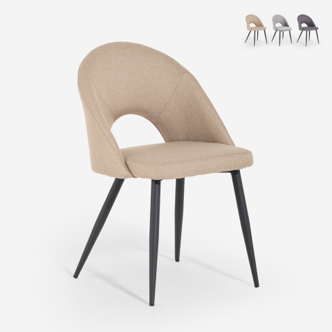 Sedia imbottita elegante di design per cucina e sala da pranzo Jarla Promozione