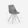 Sedia moderna di design per cucina e sala da pranzo Sanja Modello