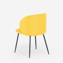 Sedia imbottita elegante in tessuto per cucina e sala da pranzo Kasva Offerta