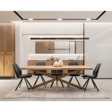 Tappeto rettangolare da salotto moderno 155x230cm grigio Bizzotto Suri Offerta
