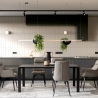 Tappeto rettangolare da salotto moderno 155x230cm grigio Bizzotto Suri Saldi