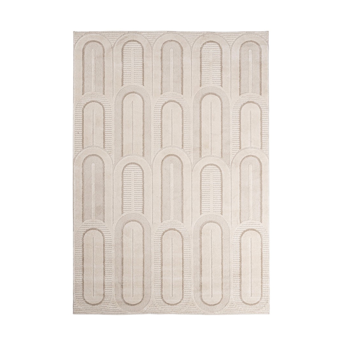 Tappeto per salotto camera da letto 160x230 moderno crema grigio Zina Promozione Tappeto per salotto camera da letto 160x230 moderno crema grigio Zina Promozione