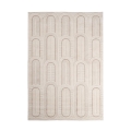 Tappeto per salotto camera da letto 160x230 moderno crema grigio Zina Promozione
