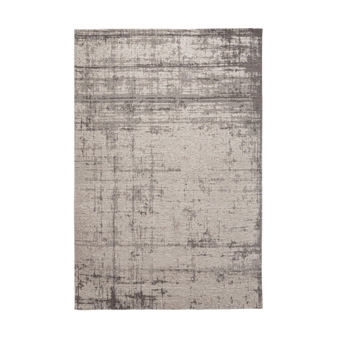 Tappeto salotto moderno 200x290cm grigio in ciniglia e poliestere Yuno Promozione