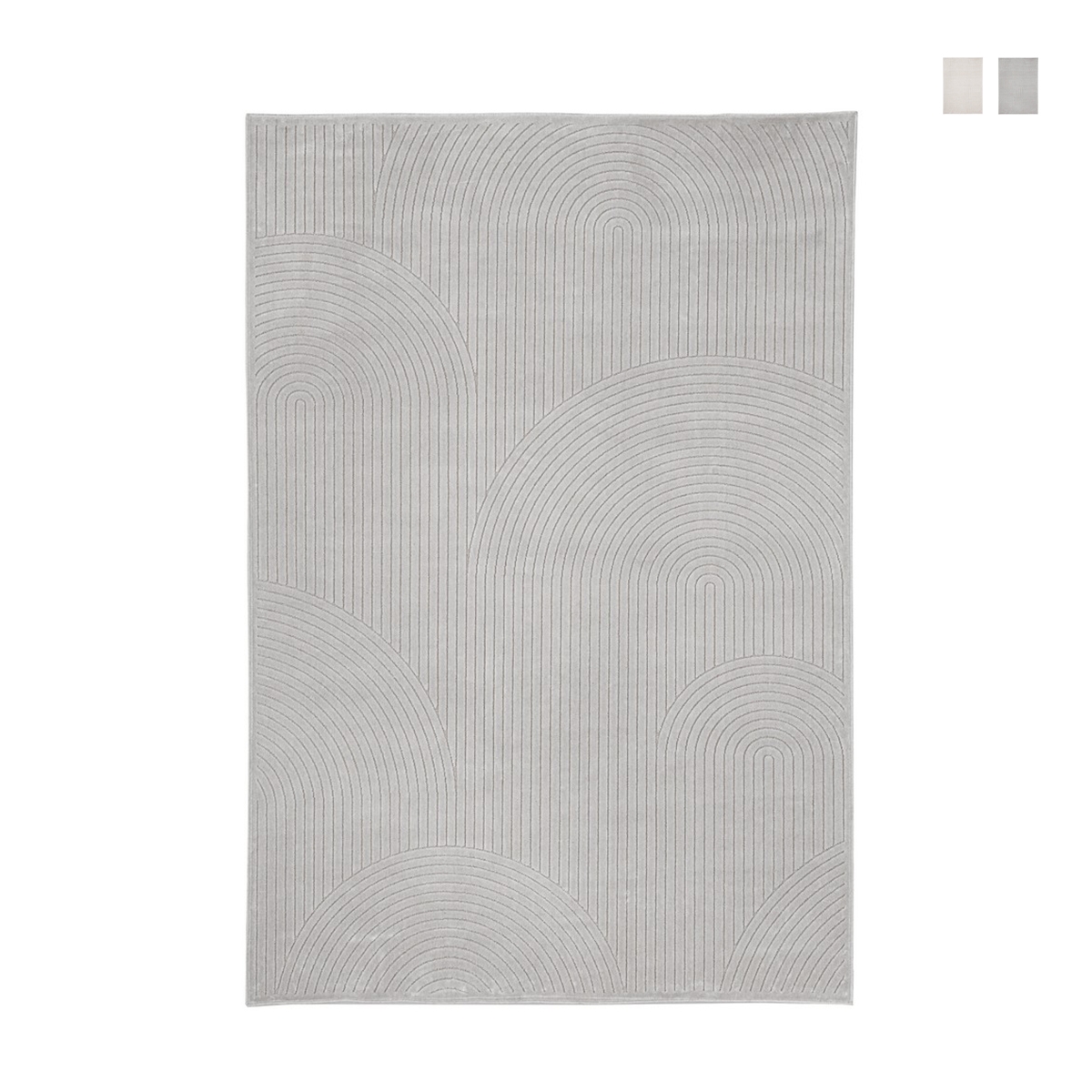 Tappeto salotto camera da letto in viscosa e ciniglia 160x230cm Klab Stock