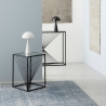 Tappeto da salotto moderno 160x230cm blue beige in viscosa lana Arena Saldi
