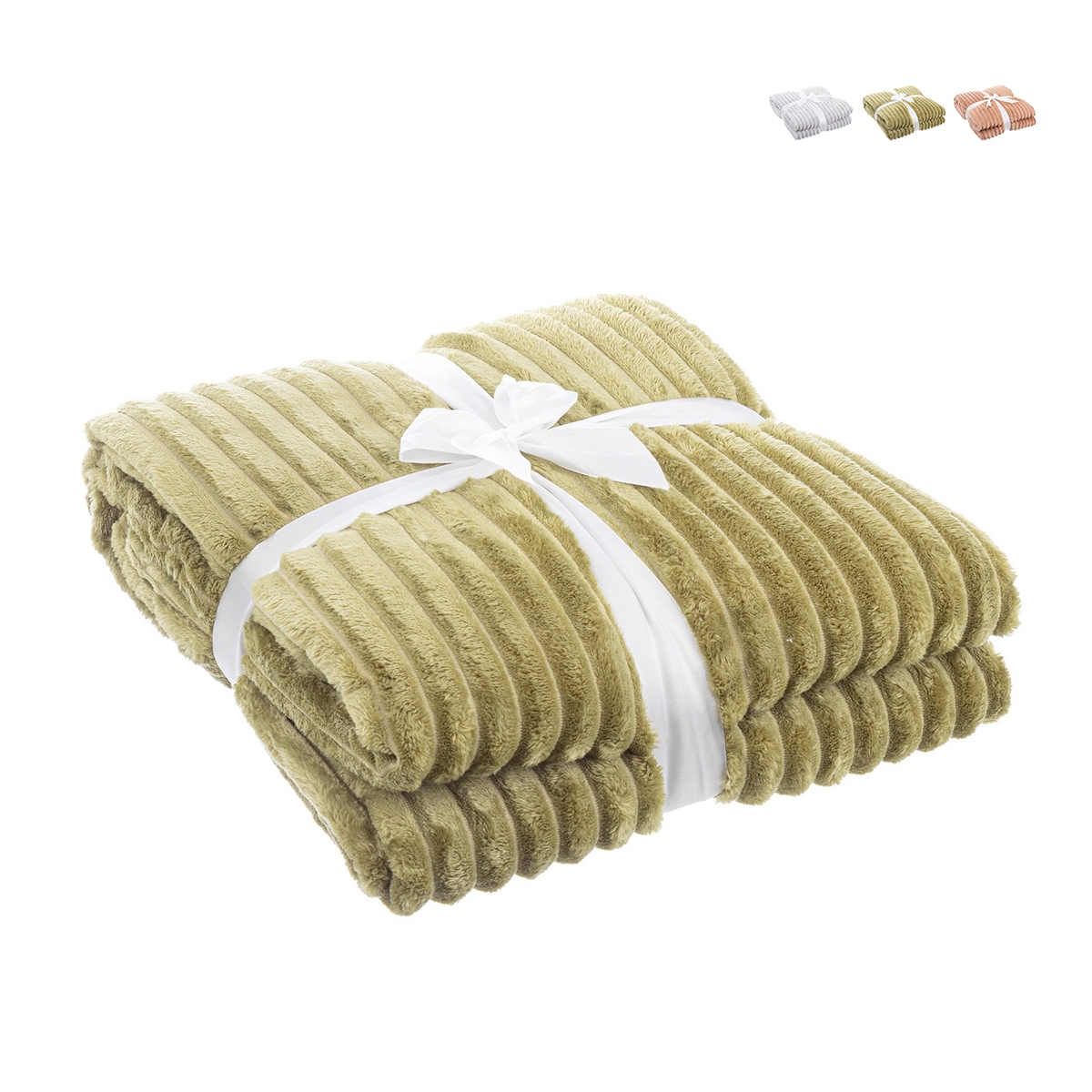 Plaid coperta 150x200 poliestere per camera da letto salotto Rachele Sconti