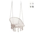 Poltrona sospesa amaca da giardino con cuscino 88x130cm Javier Promozione