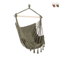 Amaca da giardino seduta in tessuto con cuscino 100x130cm Juan Promozione