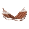 Amaca da giardino stile boho chic in cotone e legno 200x100cm Juan Stock